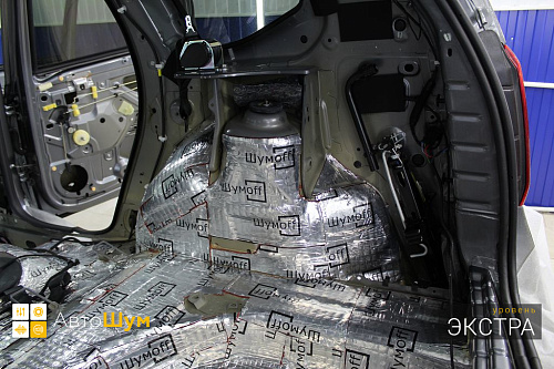 Виброизоляция арок Рено Дастер