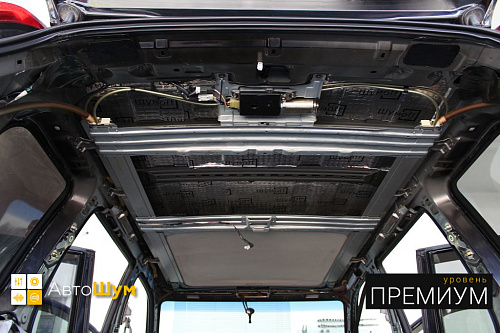 Виброизоляция крыши Ниссан Х Трейл