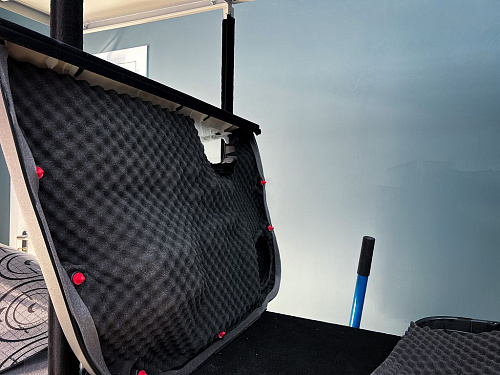 Шумоизоляция дверной обшивки Хонда Фит Шатл