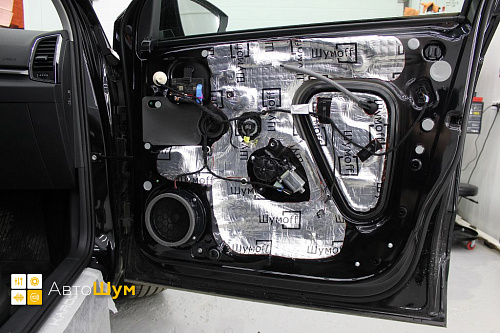 Шумоизоляция дверей Шкода Карок