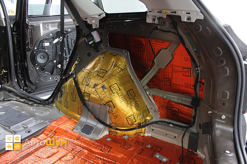 Виброизоляция арок Киа Соренто