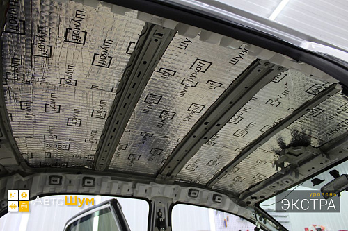 Виброизоляция крыши Тойота Королла E150