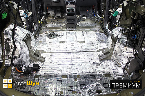 Виброизоляция багажника Хендай Санта Фе