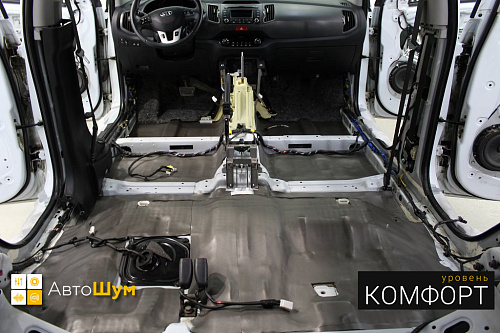 Шумоизоляция пола Киа Спортейдж