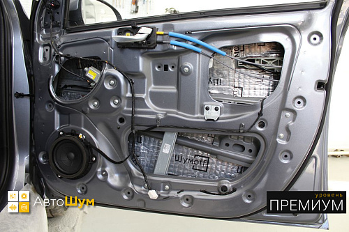 Виброизоляция дверей Хендай Солярис