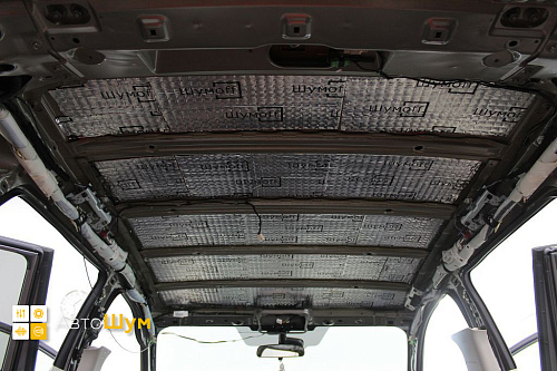 Виброизоляция крыши Ниссан Кашкай Джи11