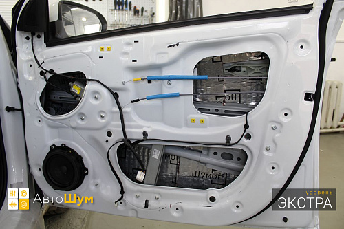 Виброизоляция дверей Хендай Солярис