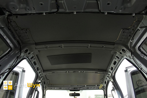 Штатная шумоизоляция крыши Рено Дастер