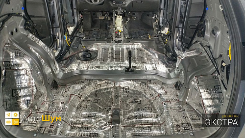 Виброизоляция багажника Креты