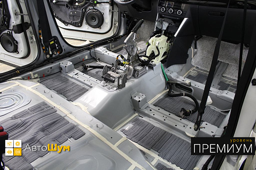 Заводская виброизоляция пола Мазды СХ 5.