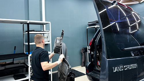 Разбор багажника Тойота Ленд Крузер Прадо 120