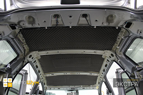 Шумо и теплоизоляция крыши Рено Дастер