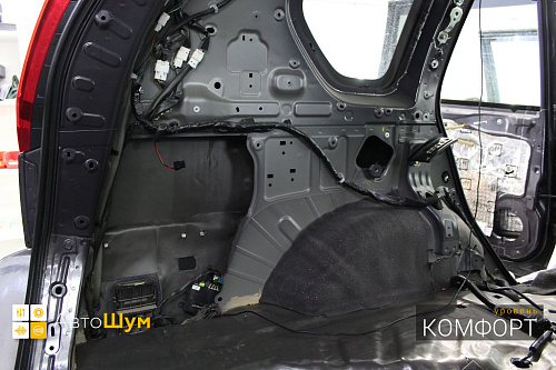 Шумоизоляция арок Ниссан Х Трейл Т31