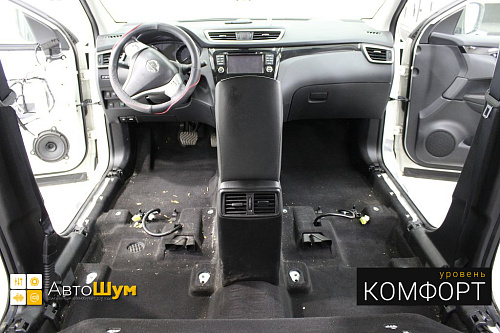 Грязный ковер Ниссан Кашкай J11.