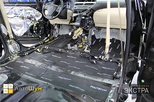 Звукоизоляция днища Лексус РХ 350