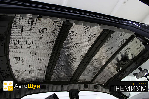 Виброизоляция крыши Тойоты Королла Е150