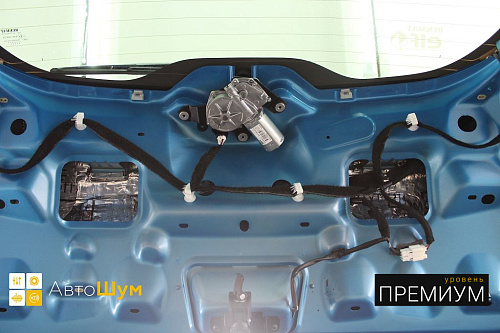 Виброизоляция крышки багажника Рено Каптюр