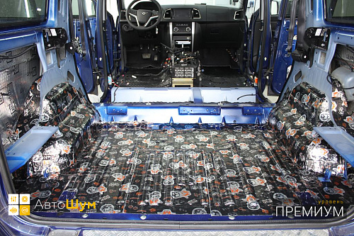 Виброизоляция багажника УАЗ Патриот