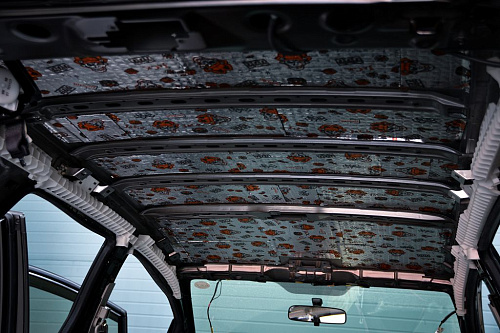 Виброизоляция крыши Хонда Фит Шатл