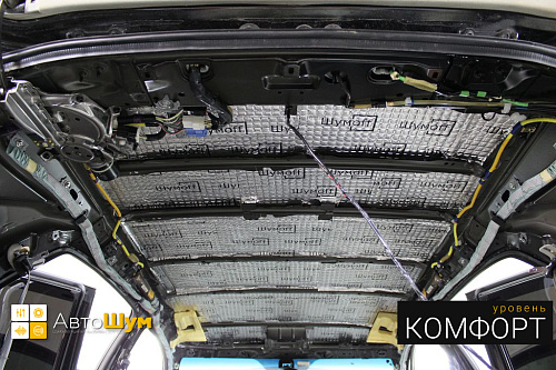 Виброизоляция крыши лексус рх