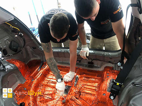 шумоизоляция багажника Шумофф М3