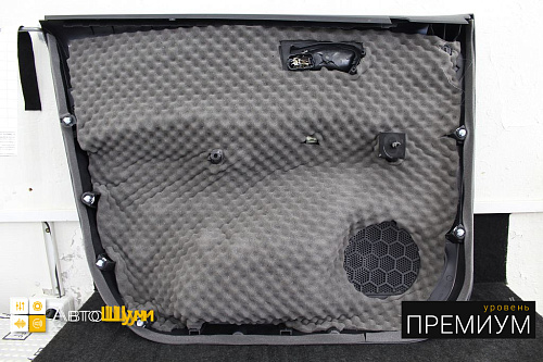 Шумоизоляция дверной обшивки Рено Каптюр