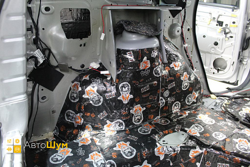 Виброизоляция арок Рено Дастер