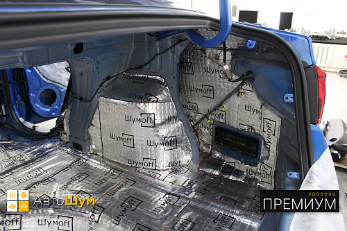 Виброизоляция арок Киа Рио.