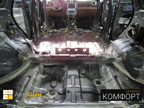 Штатная шумоизоляция багажника Хавтай Болигер.