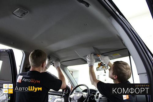 Разбираем крышу Митсубиси Аутлендер XL.