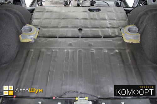 Шумоизоляция багажника Нивы 2121