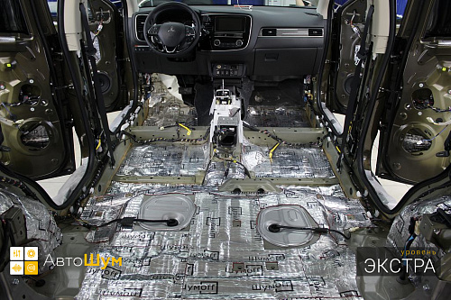 Виброизоляция пола Митсубиси Аутледер