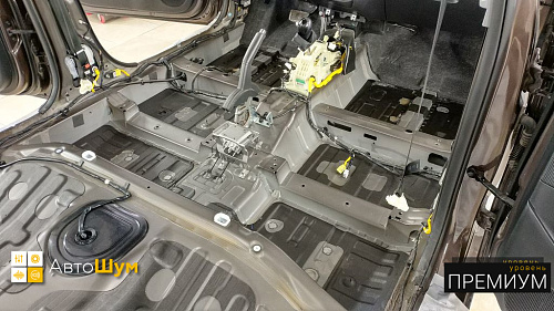 Штатная виброизоляция Киа Рио КБ