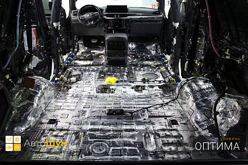 Виброизоляция багажника Лексус ЛХ 570