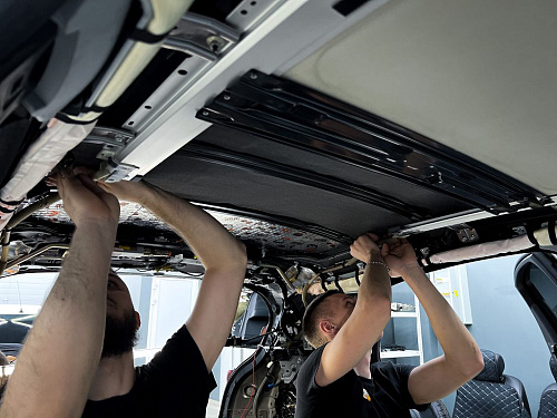 Шумоизоляция крыши Инфинити ФХ35