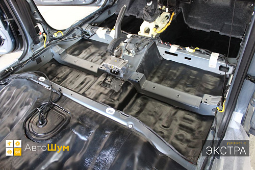 Шумоизоляция днища Киа Рио