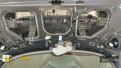 Виброизоляция пятой двери хендай Крета