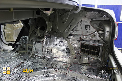 Виброизоляция арок Тойота Королла E150