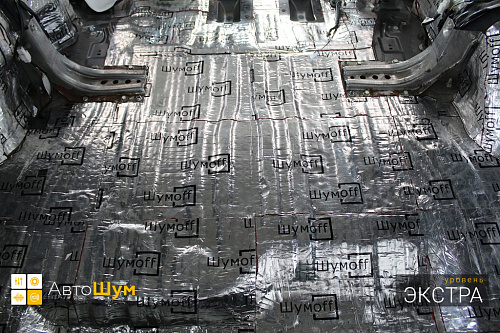 Виброизоляция дна багажника Митсубиси Аутледер ХЛ