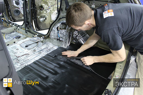 Шумоизоляция багажника Митсубиси Аутледер