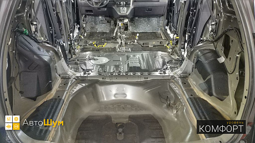 Штатная шумоизоляция багажника Хонды СРВ