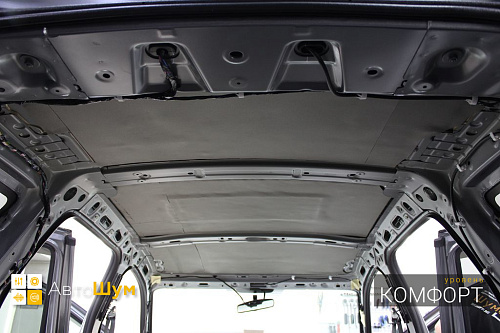 Шумоизоляция крыши Рено Дастер.