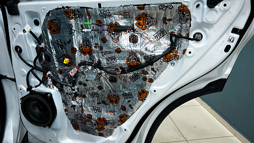 Виброизоляция дверей Лексус НХ