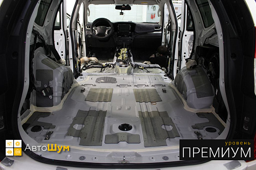 Штатная шумоизоляция багажника Митсубиси Паджеро Спорт