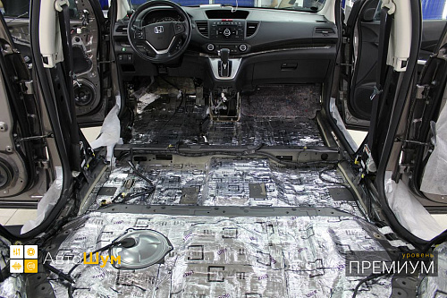 Виброизоляция днища Хонда ЦР-В 4