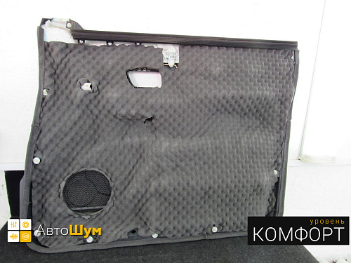 Шумоизоляция дверной обшивки митсубиси паджеро