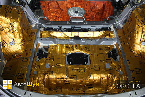 Виброизоляция багажника Хонда Джейд