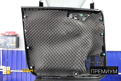 Шумоизоляция дверной обшивки Киа Сид