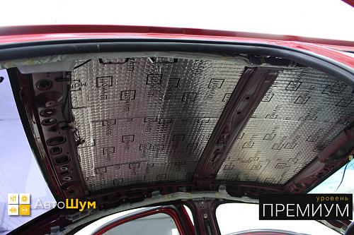 Виброизоляция крыши Митсубиси Лансер