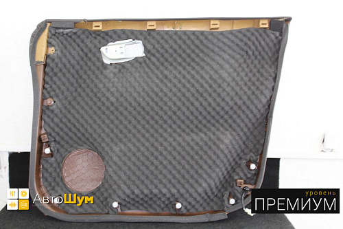 Шумоизоляция обшивки двери Hawtai Boliger.